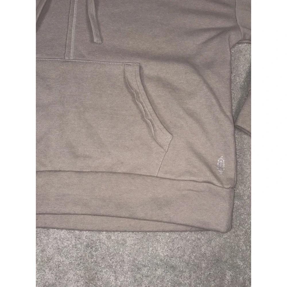 Free People Movement Work It‎ Out Oversized Hoodie Small  Gray